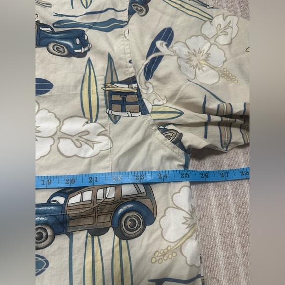 AFTCO Blue water shirt button Up XL men’s Beach Relaxed casual Vacation - Picture 4 of 7